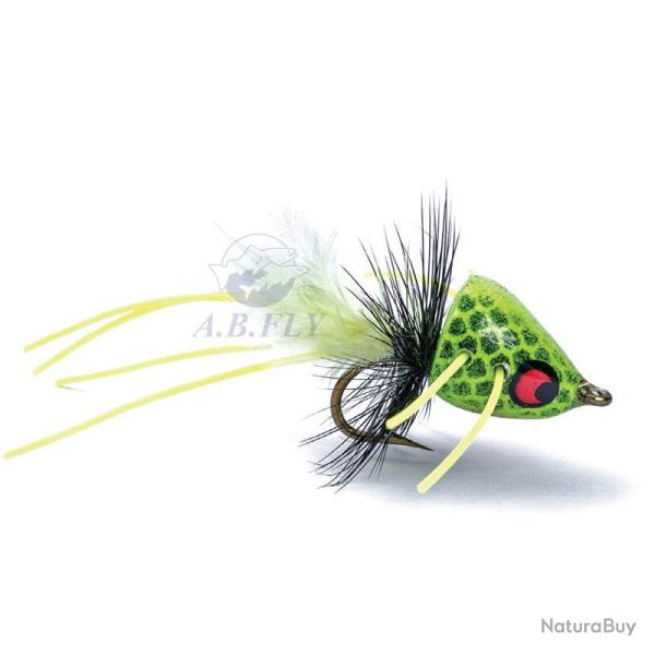 Mouches Rainy�s CB MICRO-ME DIVING FROG CHARTREUSE H8