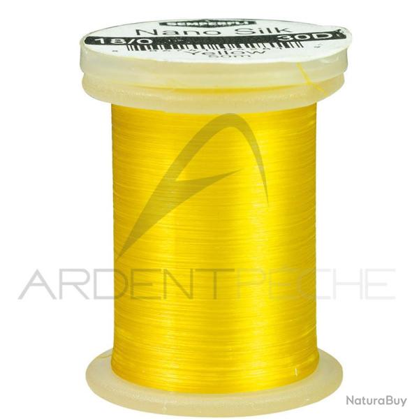 Fils de montage Semperfli Nano Silk Ultra 18/0 jaune