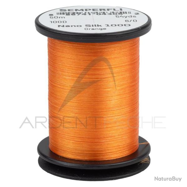 Fils de montage Semperfli Nano Silk Predator 6/0 orange