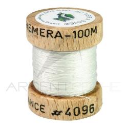 Fils de montage soie naturelle Eph&eacute;m&eacute;ra Blanc 4096