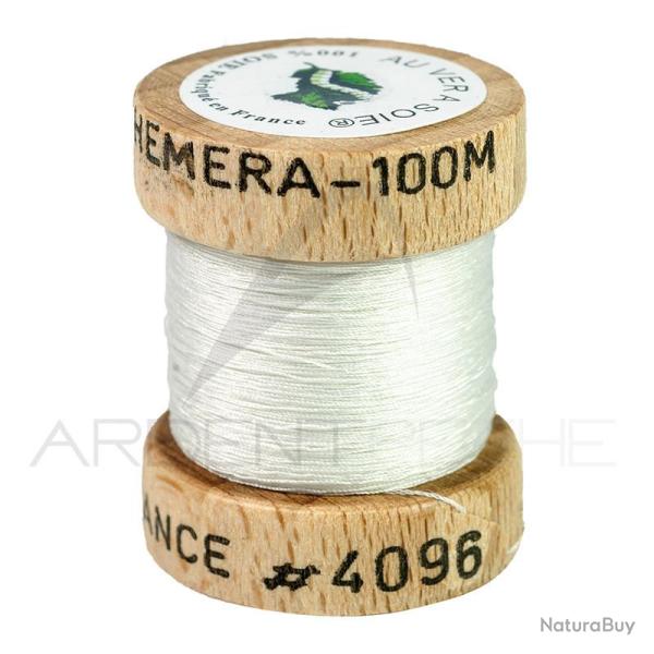 Fils de montage soie naturelle Eph�m�ra Blanc 4096