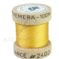 Fils de montage soie naturelle Eph&eacute;m&eacute;ra Golden olive 2400