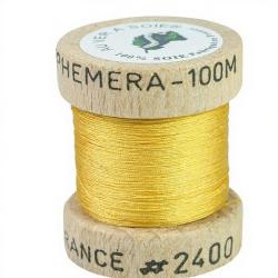 Fils de montage soie naturelle Eph&eacute;m&eacute;ra Golden olive 2400