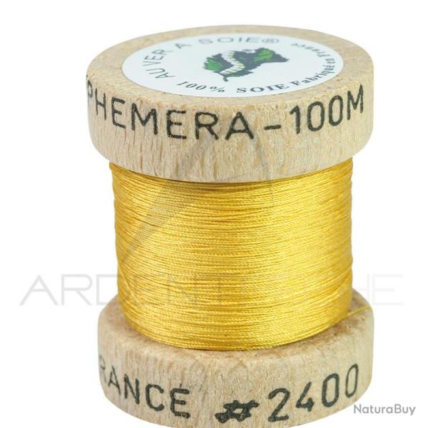 Fils de montage soie naturelle Eph�m�ra Golden olive 2400