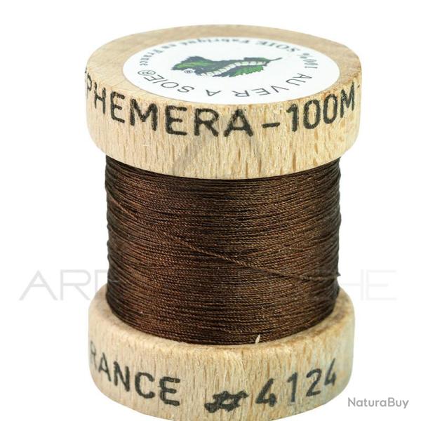Fils de montage soie naturelle Eph�m�ra Marron 4124