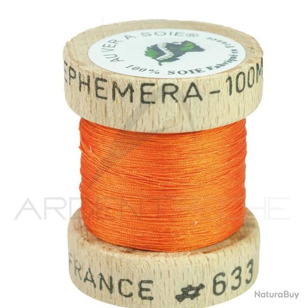 Fils de montage soie naturelle Eph�m�ra Orange 633