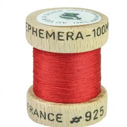 Fils de montage soie naturelle Eph&eacute;m&eacute;ra Rouge 925