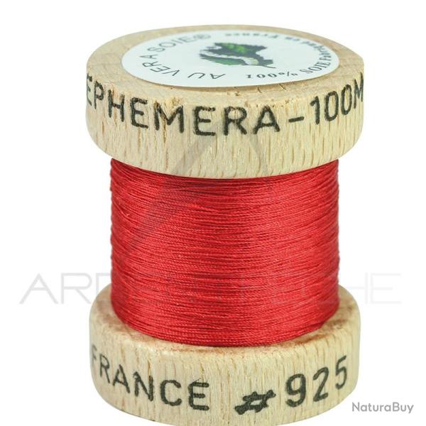 Fils de montage soie naturelle Eph�m�ra Rouge 925