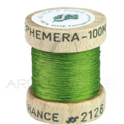 Fils de montage soie naturelle Eph&eacute;m&eacute;ra Vert 2126