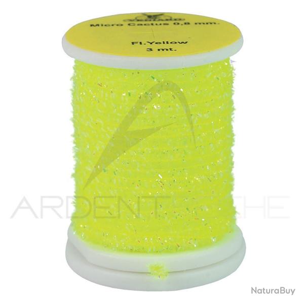 Chenille Micro Cactus 0.8mm Fluo jaune