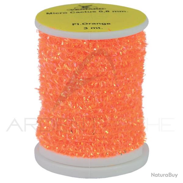 Chenille Micro Cactus 0.8mm Fluo orange