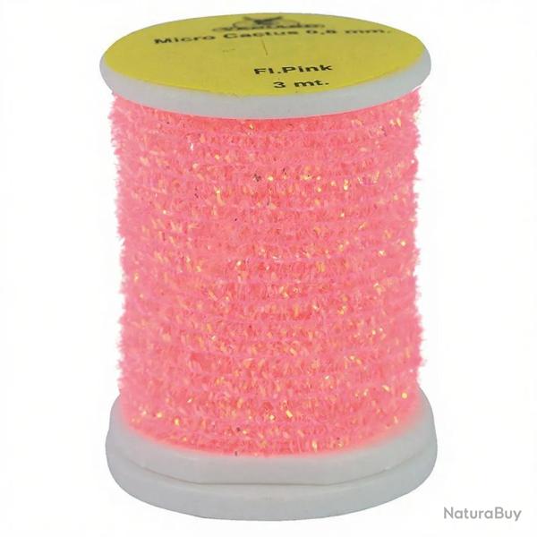 Chenille Micro Cactus 0.8mm Fluo pink