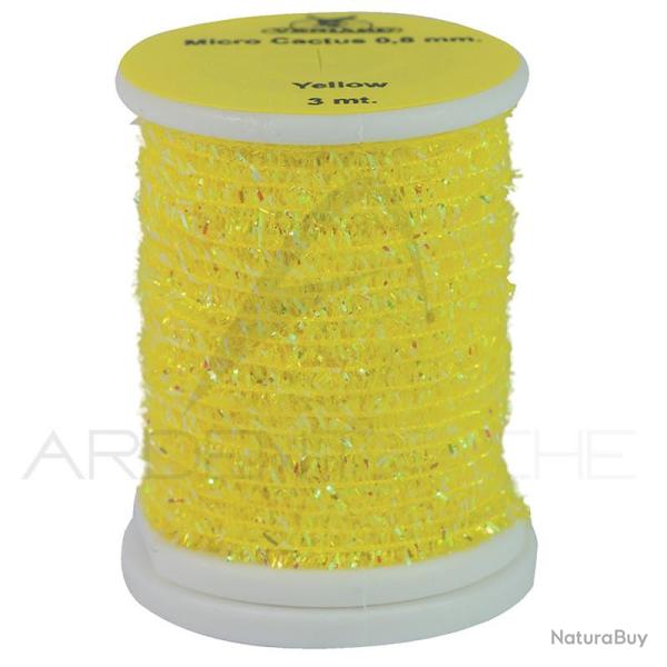 Chenille Micro Cactus 0.8mm Jaune