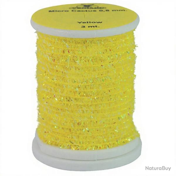 Chenille Micro Cactus 0.8mm Jaune