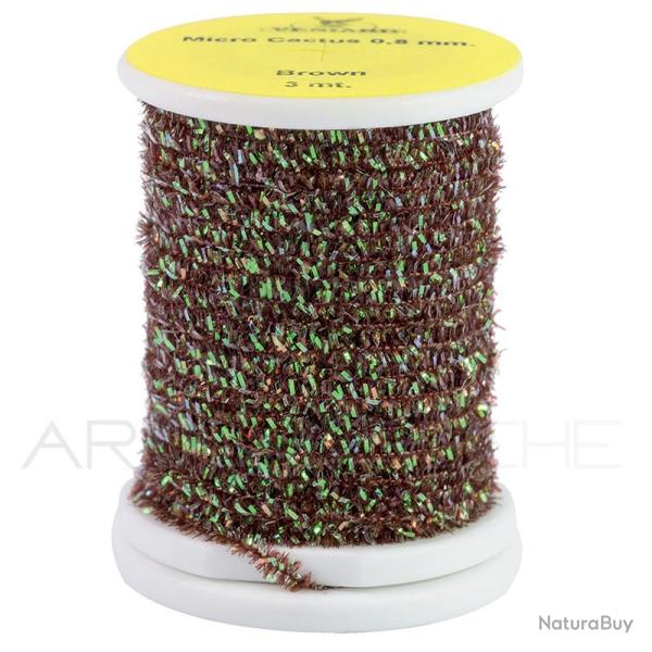 Chenille Micro Cactus 0.8mm Marron