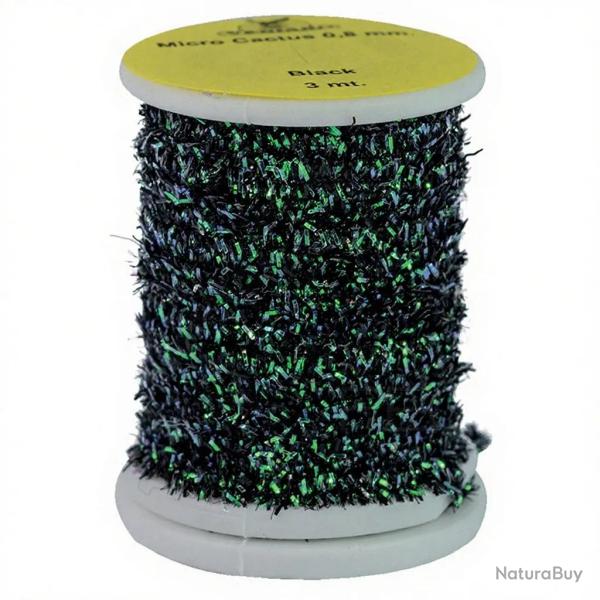 Chenille Micro Cactus 0.8mm Noir