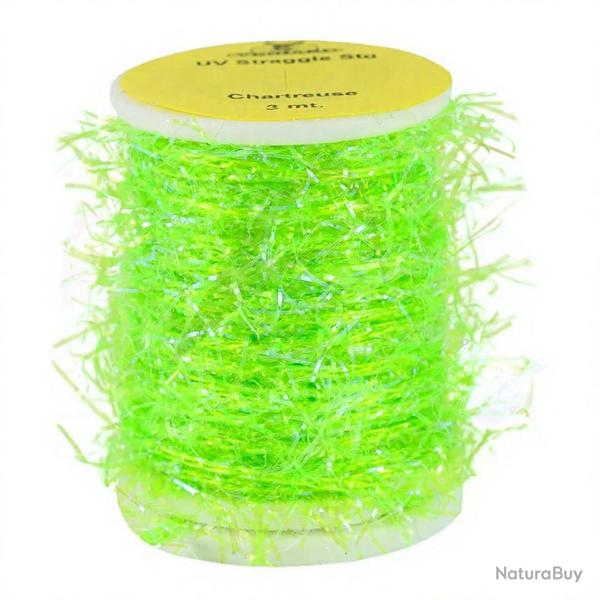 Chenille UV Straggle Chartreuse