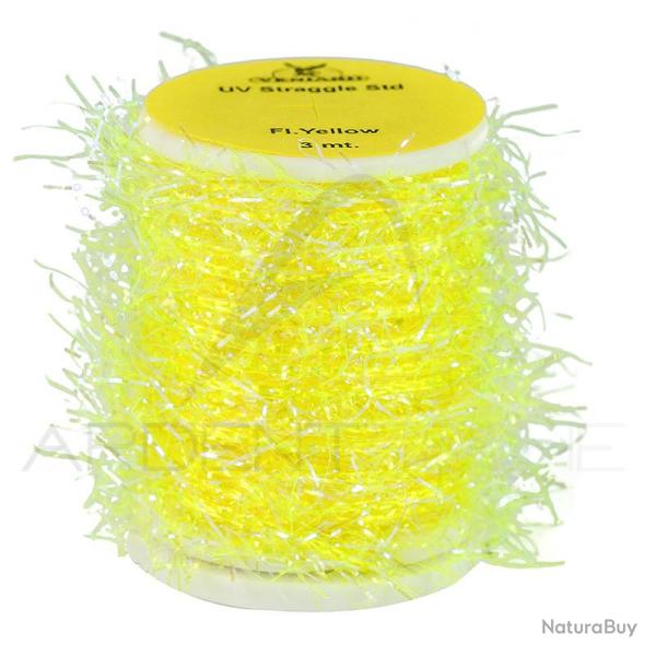 Chenille UV Straggle Jaune