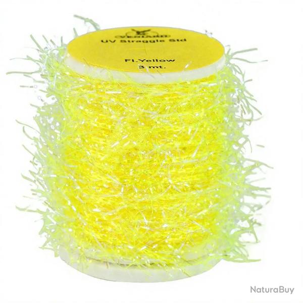 Chenille UV Straggle Jaune