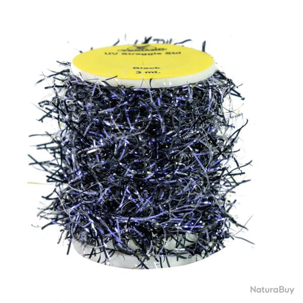 Chenille UV Straggle Noir