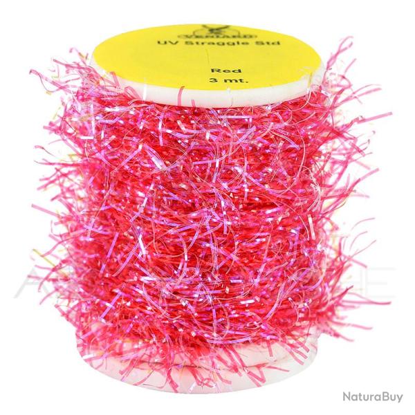 Chenille UV Straggle Rouge