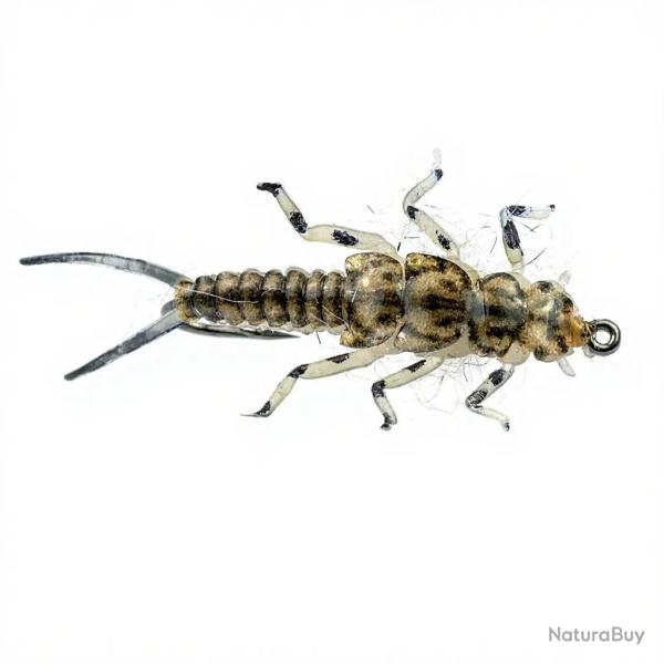 Mouche r�aliste Stonefly nymphe Tan H10