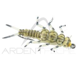 Mouche r&eacute;aliste Stonefly nymphe Pale H10