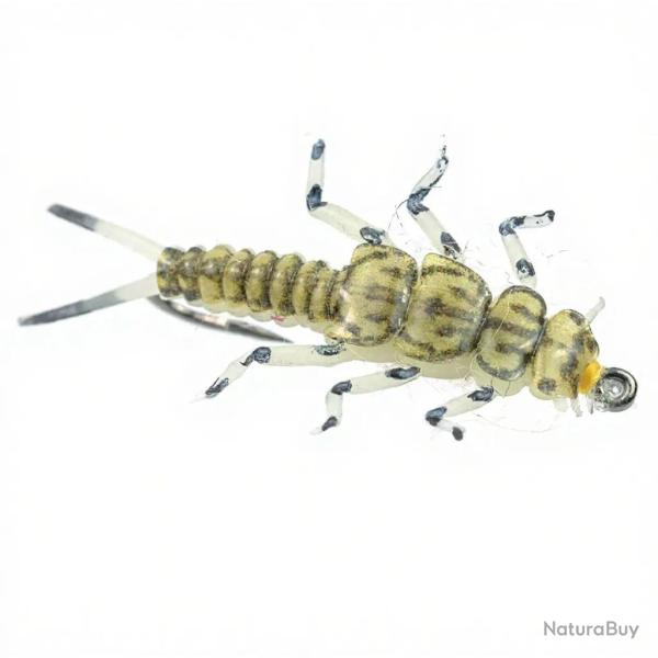 Mouche r�aliste Stonefly nymphe Pale H10
