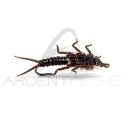 Mouche r&eacute;aliste Stonefly nymphe Dark H10