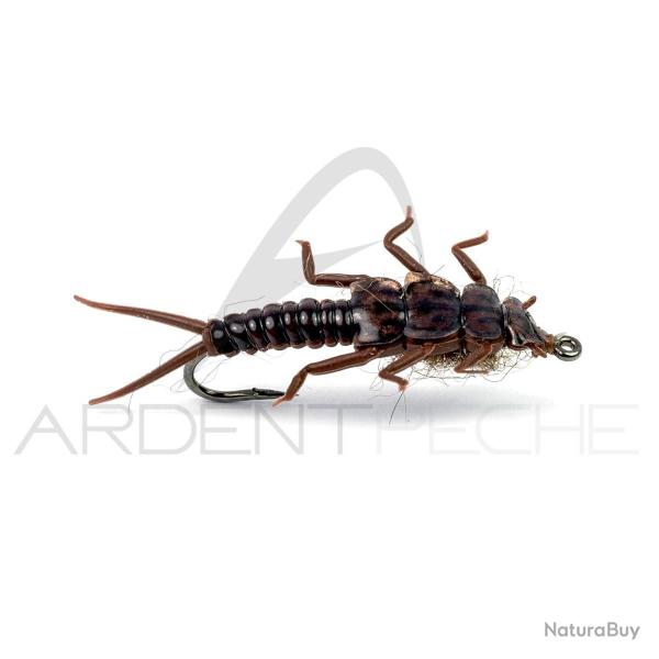 Mouche r�aliste Stonefly nymphe Dark H10