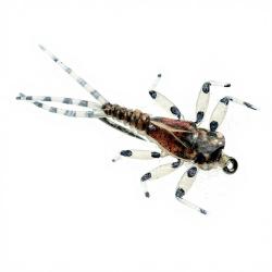 Mouche r&eacute;aliste Mayfly nymphe Tan H12