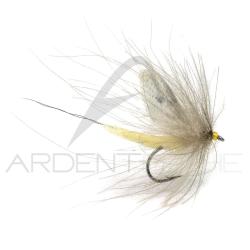 Mouche r&eacute;aliste Mayfly CDC Jaune p&acirc;le H12