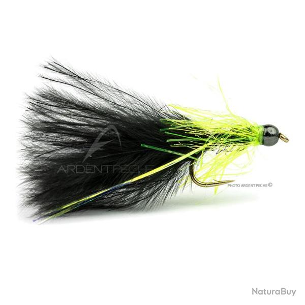 Mouche FMF Streamers 2981 Krystal Black Cat Taddy H10