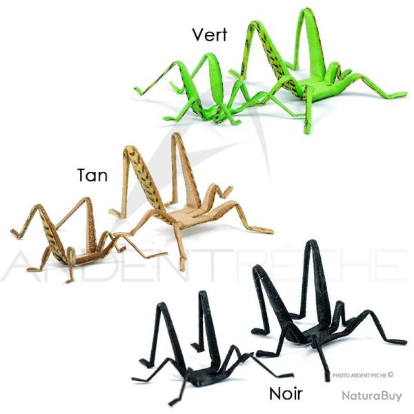 Pattes de sauterelle r�alistes Noires moyennes