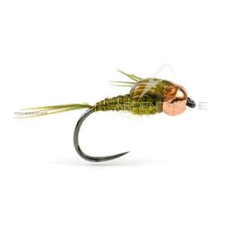 Mouche DEVAUX Nymphe bille tungst&egrave;ne JBNT55 H20