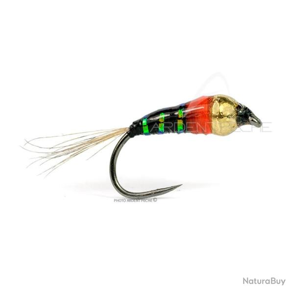Mouche DEVAUX Nymphe bille tungst�ne PERDI 06 H14
