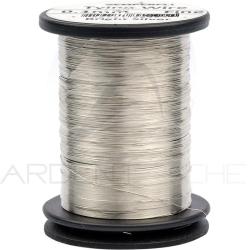 Tinsel rond fin 0.1mm Argent