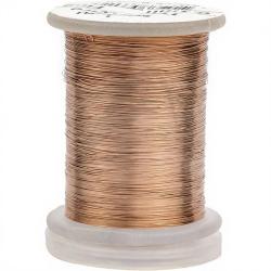 Tinsel rond fin 0.1mm March brown