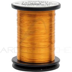 Tinsel rond fin 0.1mm Or fonc&eacute;