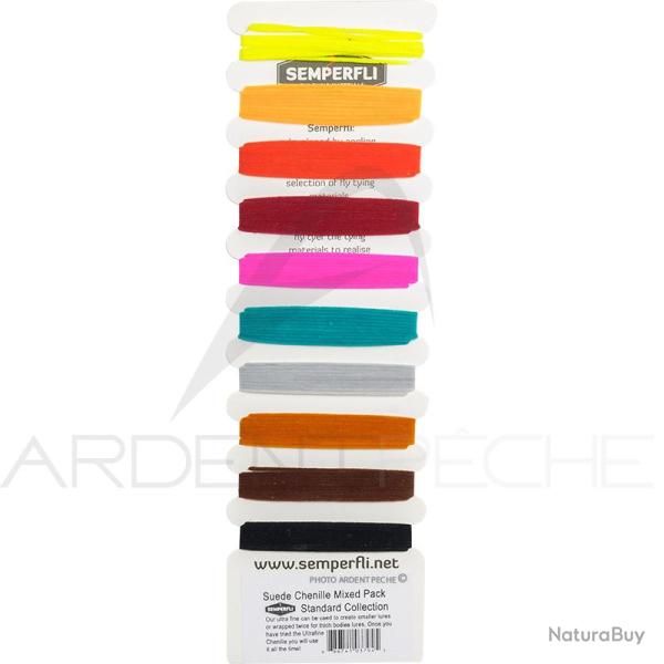 Assortiment suede chenille fine