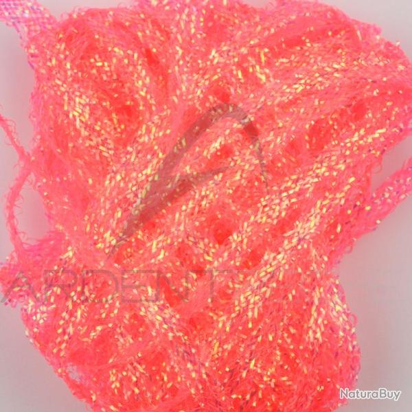 Tresse diamond plate rose crevette