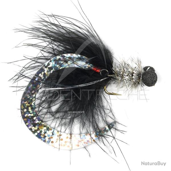 Mouche FMF Streamers Black Humungus Wiggle Tail Booby 977206 H6