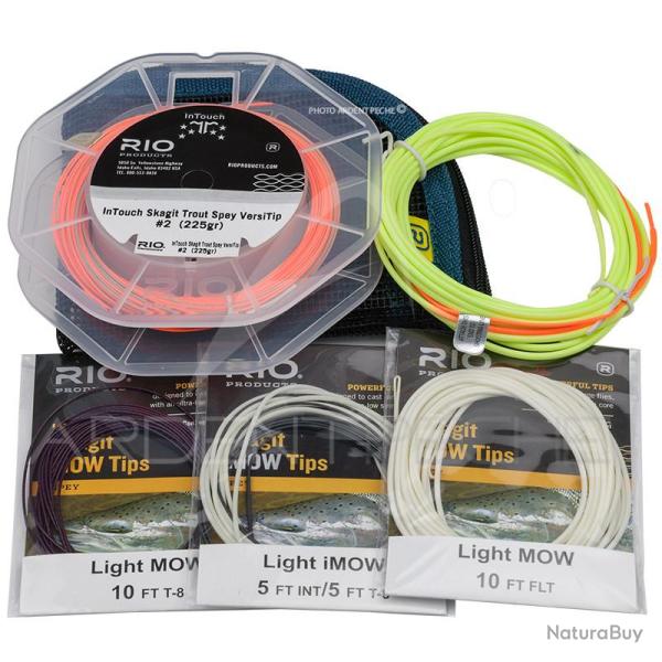 Soie RIO InTouch Trout Spey Skagit VersiTip canne spey n2 - canne 1 main n5