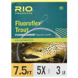 Bas de ligne RIO Fluoroflex 7,5' (2,30m) 5X