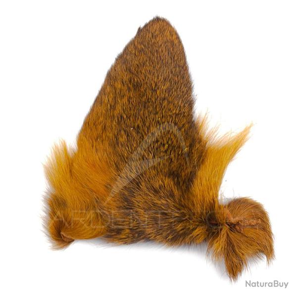 Oreille de chevreuil teint�es Marron