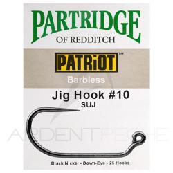 Hame&ccedil;on mouche PARTRIDGE Jig Hook SUJ H10