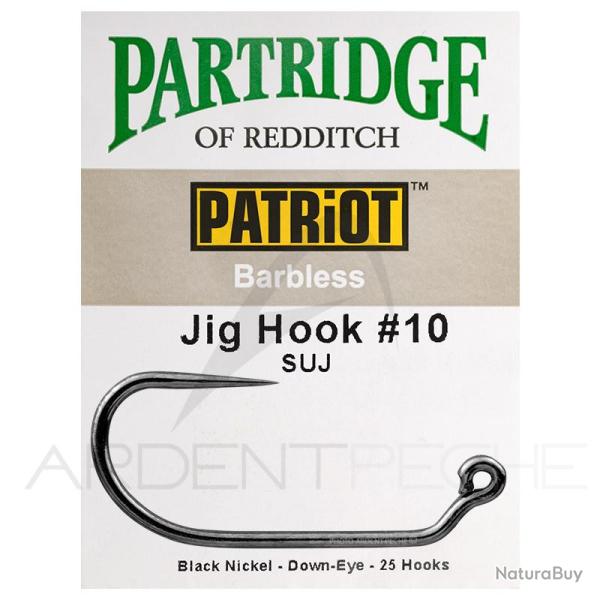 Hame�on mouche PARTRIDGE Jig Hook SUJ H10