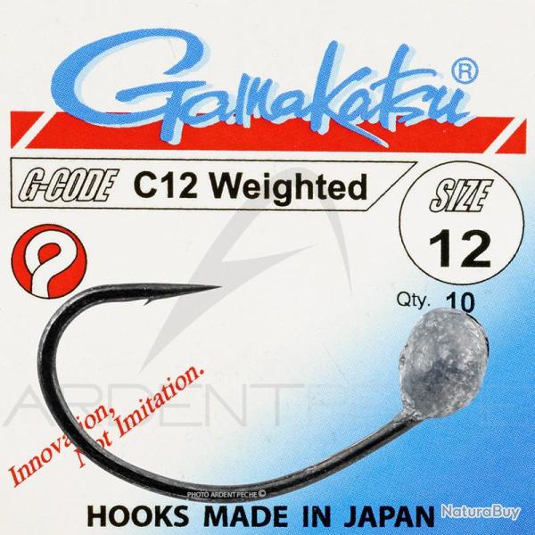 Hame�on mouche Gamakatsu C12 Weighted H10