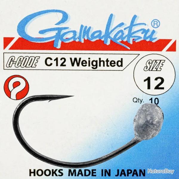 Hame�on mouche Gamakatsu C12 Weighted H10