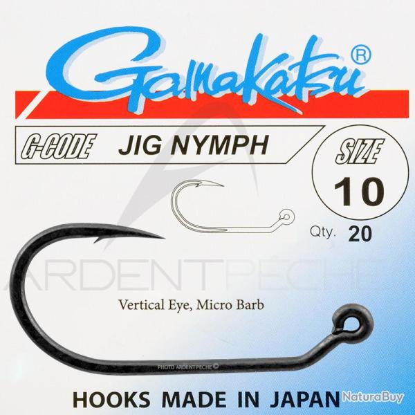 Hameon mouche Gamakatsu Jig nymph H16